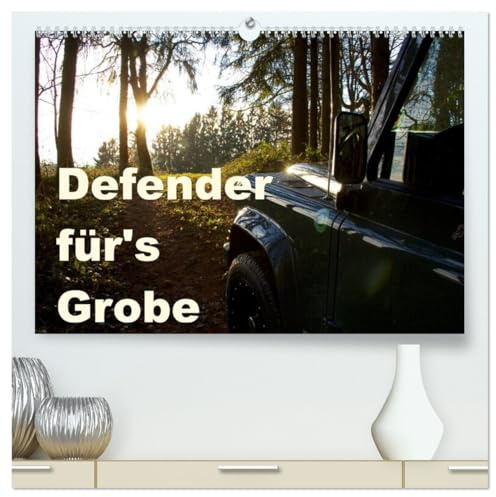 Defender für's Grobe (hochwertiger Premium Wandkalender 2026 DIN A2 quer), Kunstdruck in Hochglanz: Der Land Rover Defender, Arbeitstier mit Spassfaktor! (CALVENDO Hobbys)