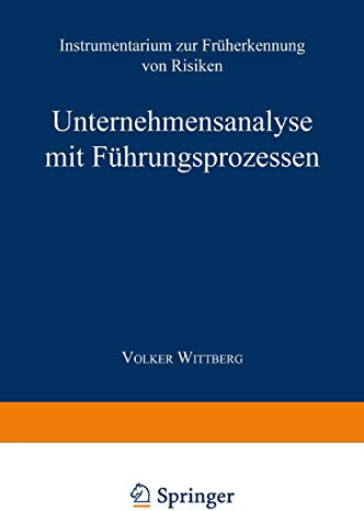 Unternehmensanalyse mit Führungsprozessen: Instrumentarium zur Früherkennung von Risiken