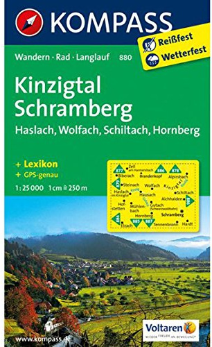 KOMPASS Wanderkarte Kinzigtal - Schramberg - Haslach - Wolfach - Schiltach - Hornberg: Wanderkarte mit Aktiv Guide, Radwegen und Loipen. GPS-genau. 1:25000