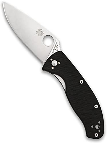 Spyderco Unisex-Erwachsene Einhandmesser Tenacious G-10, Schwarz, One Size
