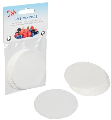 Tala 2lb Wax Discs, Pack of 200 Beige Wax Sealing Discs (7cm) for Preserving Jars, Ideal for Homemade Jam, Chutneys & Pickles, Food-Safe Preserving Essentials