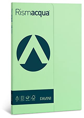Favini Rismacqua Small A4 100 Blatt 90gr/qm Hellgrün 09