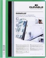 DURABLE Schnellhefter DURAPLUS, DIN A4, grün, überbreit VE 25