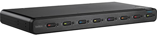 Belkin F1DN108C Schwarz Tastatur-Video-Maus Switch (kvm)