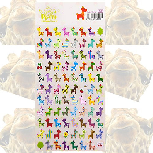 Oblique Unique Giraffen Sticker Set 87 teilig