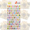Oblique Unique Giraffen Sticker Set 87 teilig