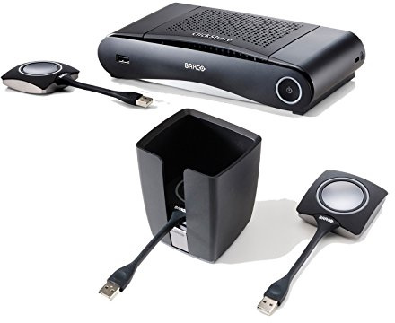 BARCO cs-100 Bundle | Standalone-Wireless-Präsentation mit clickshare Tablett und 2 Tasten