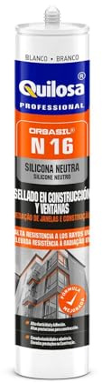 Quilosa orbasil n-16 - Sellador silicona n-16 blanco laca(cartucho 300ml)