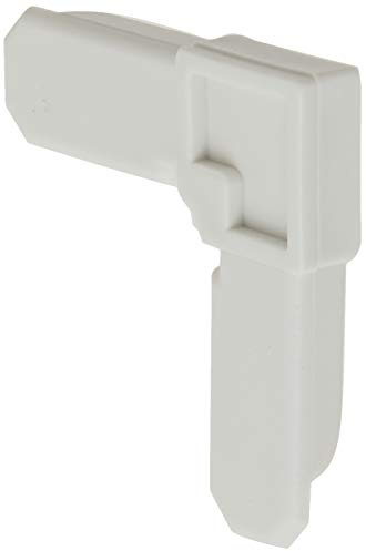 PRIME-LINE MP7729-50 Bildschirmrahmenecke, 5/16 Zoll x 3/4 Zoll, weißer Kunststoff, 50 Stück, 5/16 Zoll x 3/4 Zoll