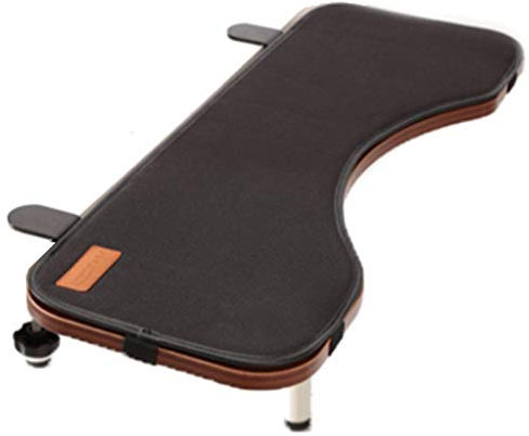 Ergonomics Desk Extender Under Desk Keyboard Tray Clamp On and Mouse Pad,10 Degree Angle Adjustment Height and Ergonomic Standing Computer Keyboard Stand