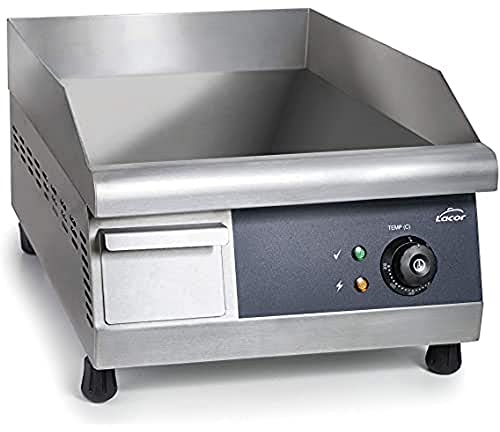 LACOR 69379 Placa Grill Profesional 3000 W, Acero Inoxidable, 40x40 cm