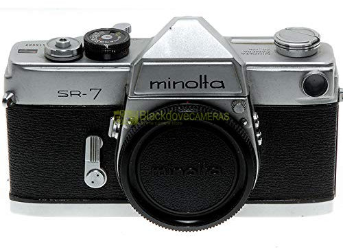 Minolta SR-7 body reflex a pellicola otturatore meccanico. Macchina fotografica.