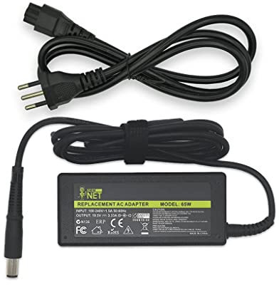 new net - Alimentatore Caricatore Caricabatteria da 19.5V 3.33A 65W Compatibile con Notebook HP 608423-002 609938-001 677770-003 677774-001 693711-001 696607-001 696694-001 709985-002 [ 7.4x5.0 mm ]