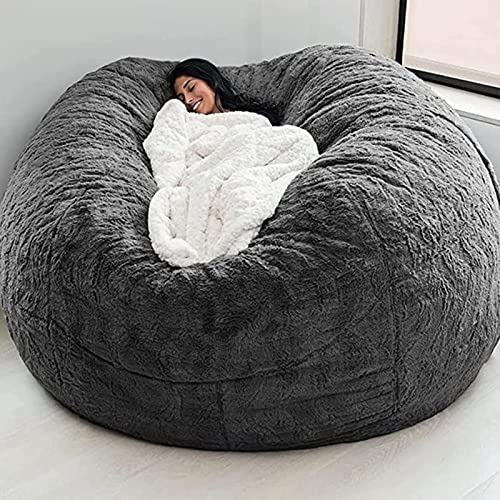 WSZGR Sitzsack-Sesselbezug Sitzsack Hülle, Sitzsackhülle aus Cord, Sitzsack Erwachsene, Sitzsack-Bezug ohne Füllung (Color:3,Size:5ft)