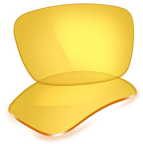 ThunderClap Verres de rechange en polycarbonate pour lunettes de soleil Oakley Fuel Cell OO9096, Jaune cristal., Taille Unique