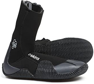 C Skins Legend Wetsuit Boots mit Reißverschluss, 5 mm, Schwarz