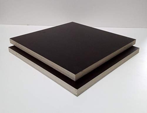 15mm starke Siebdruckplatte Bodenplatte Multiplex Birke. Maße: 25x25cm.