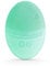 EZBASICS Gesichtsreinigungsbürste wasserdichte vibrierende Ultraschall Gesichtsbürste für Tiefenreinigung sanftes Peeling und Massage induktive Aufladung (Minzgrün) 1 pack+5 Geschwindigkeiten