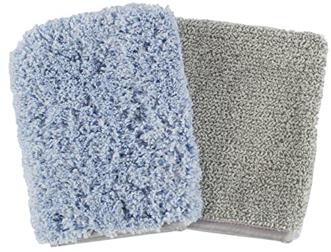 LOYOCAR 1x Waschhandschuh für Autopflege - schonend und extrem saugstark mit 1780 GSM - lackschonender Autowaschhandschuh für KFZ-Pflege - Microfaser Autopflege Auto - 23x16,5cm