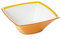 Omada Design Insalatiera da 2,3 L, Ciotola Cucina in Acrilico Infrangibile, Lavabile in Lavastoviglie, Made in Italy, Linea Square, Giallo