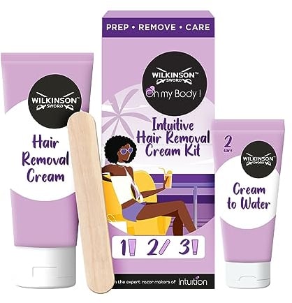 Wilkinson Sword Intuition by Wilkinson Sword Oh my Body Intuitive Hair Removal Cream Kit für Frauen