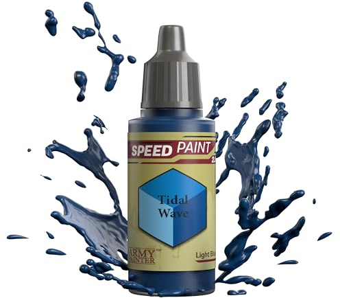 The Army Painter Speedpaint Tidal Wave 2.0, Peinture Acrylique Unique 18ml Solution De Peinture à Une Couche Pour Figurines Comme Warhammer 40k et Dungeons and Dragons.
