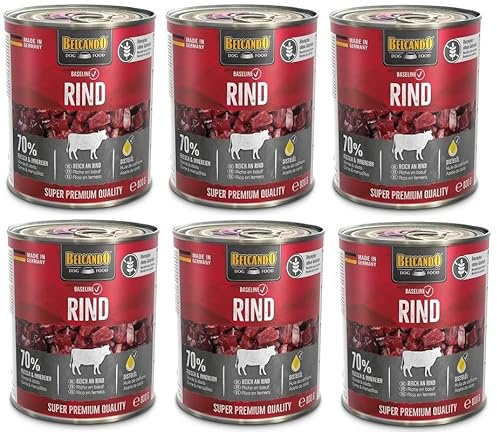 Belcando Baseline Rind Hundefutter 6 x 800 g | getreidefrei