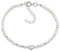 MATERIA by Matthias Wagner Perlenarmband Damen weiß Silber 925 Stern Armband SA-156
