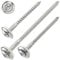 100 Stück SCREW REBEL Spenglerschrauben 4,5 x 65 mm - Edelstahl A2, Inox mit EPDM-Dichtscheibe Ø15mm TX 20