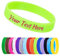 Armbänder, Silikon, personalisierbar, 1, 10, 30, 50 Karat, Gravur, für Events, Unterstützung, Hochzeit, Motivation, Bewusstsein, hellgrün