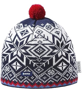 kama Strickmütze Merino AW41, Herren - Dunkel Blau, L