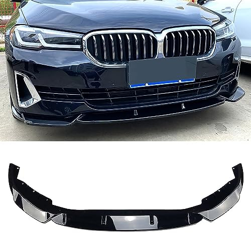 Auto Frontlippe Spoiler für BMW 5er G30 G31 520i 525i 530i 2021 2022 2023 Frontstoßstange Lippe Frontspoiler Auto Styling Zubehör.,B-Glossy Black