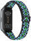 Janson Bracelet de montre en nylon extensible compatible avec Huawei Band 6/Huawei Band 6 Pro/Honor Band 7, bracelet de remplacement sportif réglablerespirant confortable pour hommes et femmes