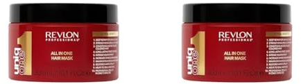 UniqOne Mask, 300 ml, reparierende Haarkur, Haarmaske für tiefgreifende Reparatur & unglaublichen Glanz, Kur spendet Feuchtigkeit, ohne zu beschweren, mit Anti-Frizz Effekt (Packung mit 2)