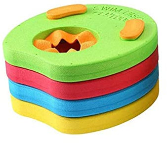 Bunte 4-teilige Schwimmscheiben Kinder, Eva-Armschwimmer mit Schwimmenden Ärmeln, Auftriebsringen (A)