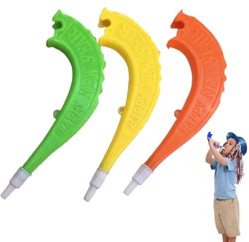 3 Stück Kinder Schofar,Spielzeug Schofar Horn,Schofarhorn für Kinder,Hörner Instrumente Rosh Hashanah Hörner,Kinderhorn Jubelrequisiten Spielzeugpfeife Shofar für Schulsport Treffen,Farbe Zufällig