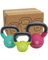 HQ Germany® Neopren Kettlebell | Vollguss | 2-32kg | Starter-Sets | ±2,0% Gewichtstoleranz, Gewicht:+Starter-Set (4+6+8KG)