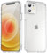 TIIXXA Matte Case for iPhone 12 Case/12 Pro Case 6.1-Inch, Shockproof Drop Protection, Frosted Translucent Back Phone Cover, Anti-Fingerprint (Clear)