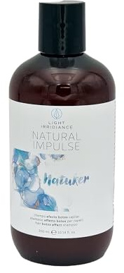 Light Irridiance Natural Impulse Natuker Shampoo 300 ml | Shampoo mit Botox-Effekt – reparierendes Haarshampoo