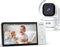 GHB Babyphone Camera 5 Caméra Bébé 350° Rotation 720P HD 5000mAh Écran IPS Zoom 4X 8 Berceuses Vision Nocturne VOX Capteur de Température