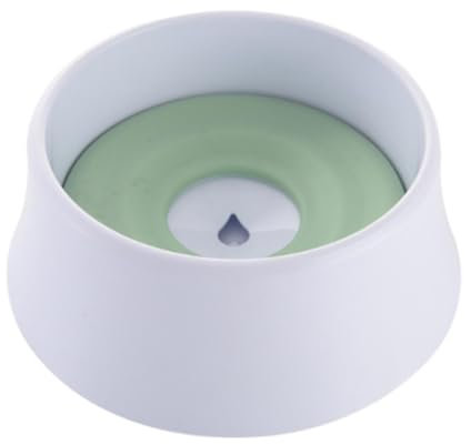 MagiDeal Gamelle d'eau pour Chien 1,2 L, Facile à Nettoyer, Portable, capacité, Anti-éclaboussures, détachable, pour Chiens d'intérieur et, Vert