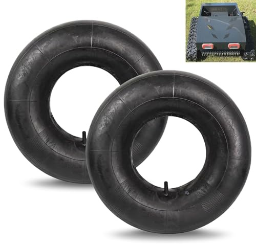 ZXCLTR 18 x 8,50-8 et 18 x 9,50-8 Lot de 2 Chambres à Air de Rechange for Tondeuses Autoportées, Voiturettes de Golf, Brouettes, VTT, Tracteurs et Remorques