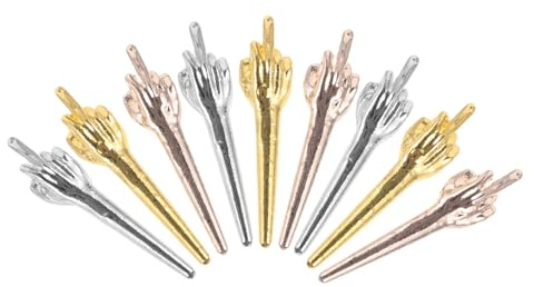 Beaupretty 9 Stück Teiliges Resin Spielkarten Punktnägel Stabil Langlebig für Kreative Brettspiele Kartenspiele Zubehör für Familienspiele und Freunde