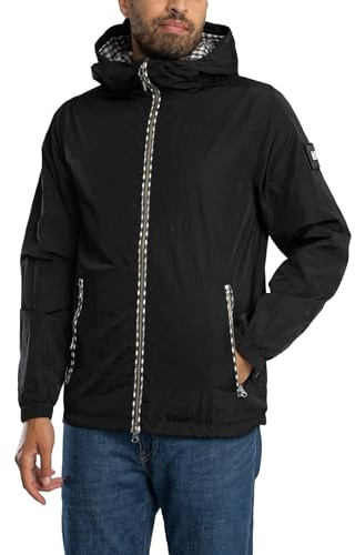 Weekend Offender Men's Campania Check Jacket, Black