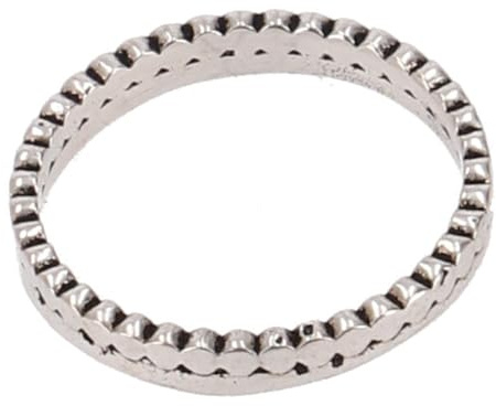 Filigraner Modeschmuck Ring aus Indien, Boho Schmuck, gezackt/silber