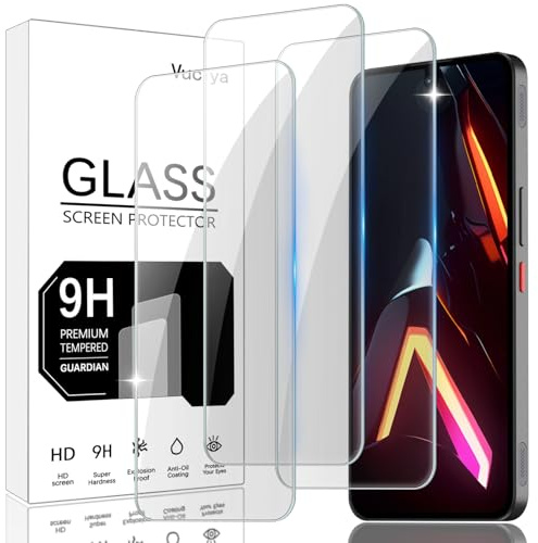 Vuciya 3 Pack Protector de Pantalla para ZTE nubia Neo 3 GT vidrio templado,Antihuellas,Alta Sensibilidad,Sin Burbujas, Antiarañazos,9H Dureza,HD