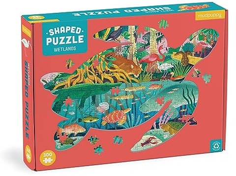 Wetlands 300 Piece Shaped Scene Puzzle