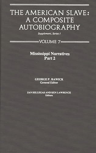 The American Slave: Mississippi Narratives Part 2, Supp. Ser. 1. Vol7