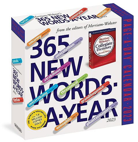 365 New Words-A-Year Page-A-Day Calendar 2023: From the Editors of Merriam-Webster