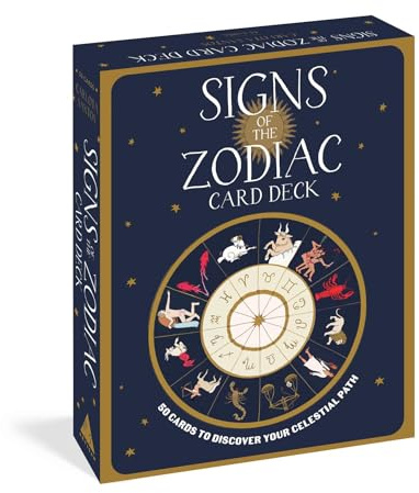 Signs of the Zodiac Card Deck: 50 Cards to Discover Your Celestial Path (Workman Card Decks)